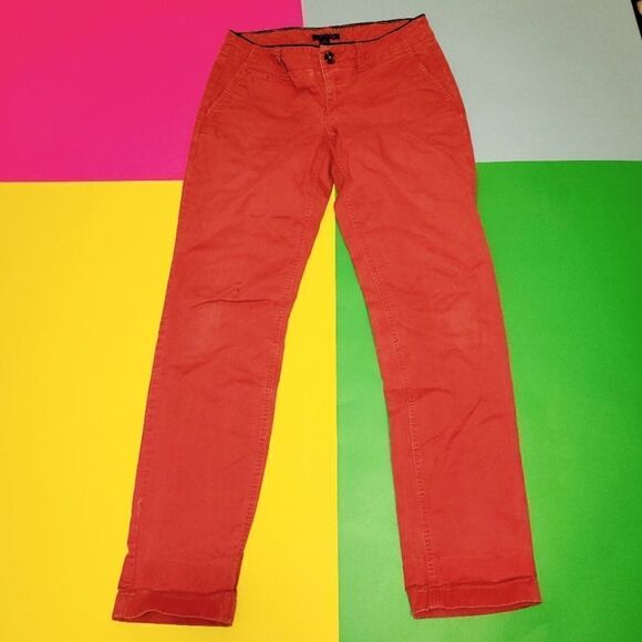 2/$20 Vintage Tommy Hilfiger red casual pants - Picture 1 of 7